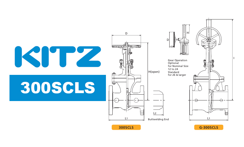 Kitz 300SCLS Cast Carbon Steel Gate Valve - Tyval Industrial Supply